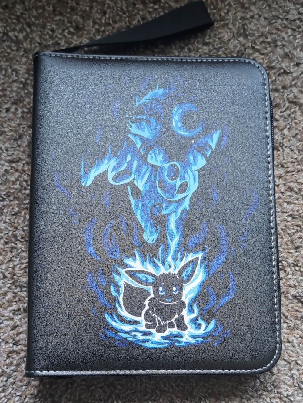 Umbreon And Eevee Zippered Pokemon Card Binder